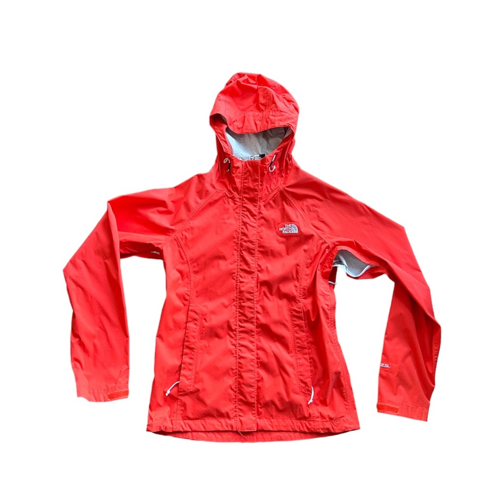 COPY - The North Face HyVent Full Zip Hooded Rain Jacket Coral Women’s XS